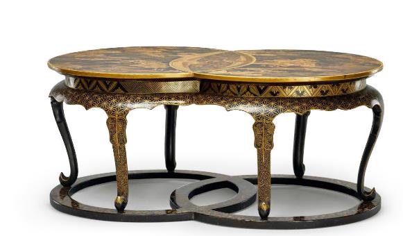 黑漆描金双连式山水图香几 故宫博物院藏.jpg 黑漆描金双连式山水图香几 故宫博物院藏.jpg